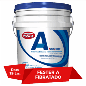 Fester A5 Rojo Fibratado Cubeta