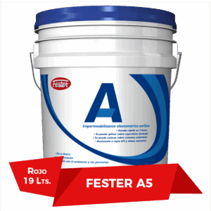 Fester A5 Rojo - Acrílico Impermeabilizante