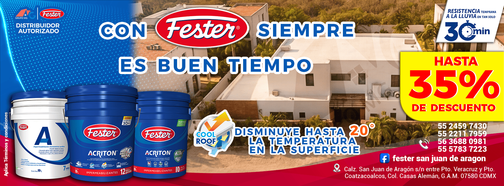 Fester Aragon mantenimiento 2025